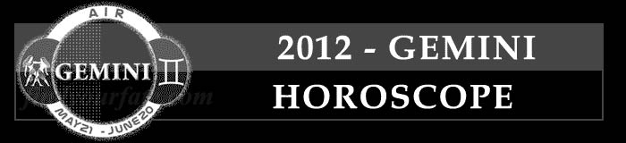 2012 Gemini Horoscope