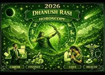 Thumbnail Image for Dhanush Rasi (Sagittarius Moon Sign) 2026 Vedic Horoscope Predictions | Love, Career and Destiny