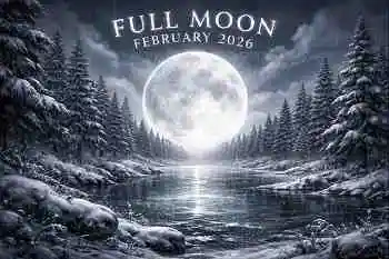 Thumbnail Image for Bulan Salji Penuh pada Februari 2026: Makna Kerohanian & Panduan Astrologi