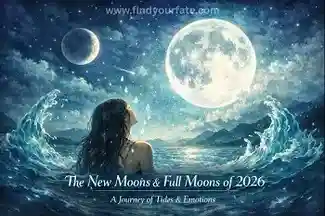 Thumbnail Image for 2026 Lunar Ephemeris: A Technical & Astrological Analysis of New and Full Moons