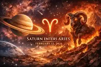 Thumbnail Image for Saturn tritt 2026 in den Widder ein: Disziplin durch Feuer und der Aufstieg der Selbstbeherrschung