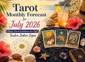 Thumbnail Image for Buwanang Tarot Forecast para sa Hulyo 2026: Malalim na Gabay ng Tarot para sa Labindalawang Zodiac Signs